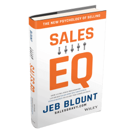 Sales EQ is the bestselling Emotional Intelligence Salling book from Sales Gravy founder Jeb Blount